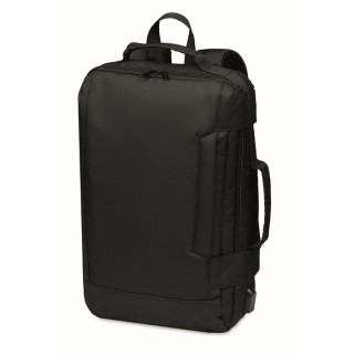 Mochila portátil con asa acolchada y bolsillo lateral